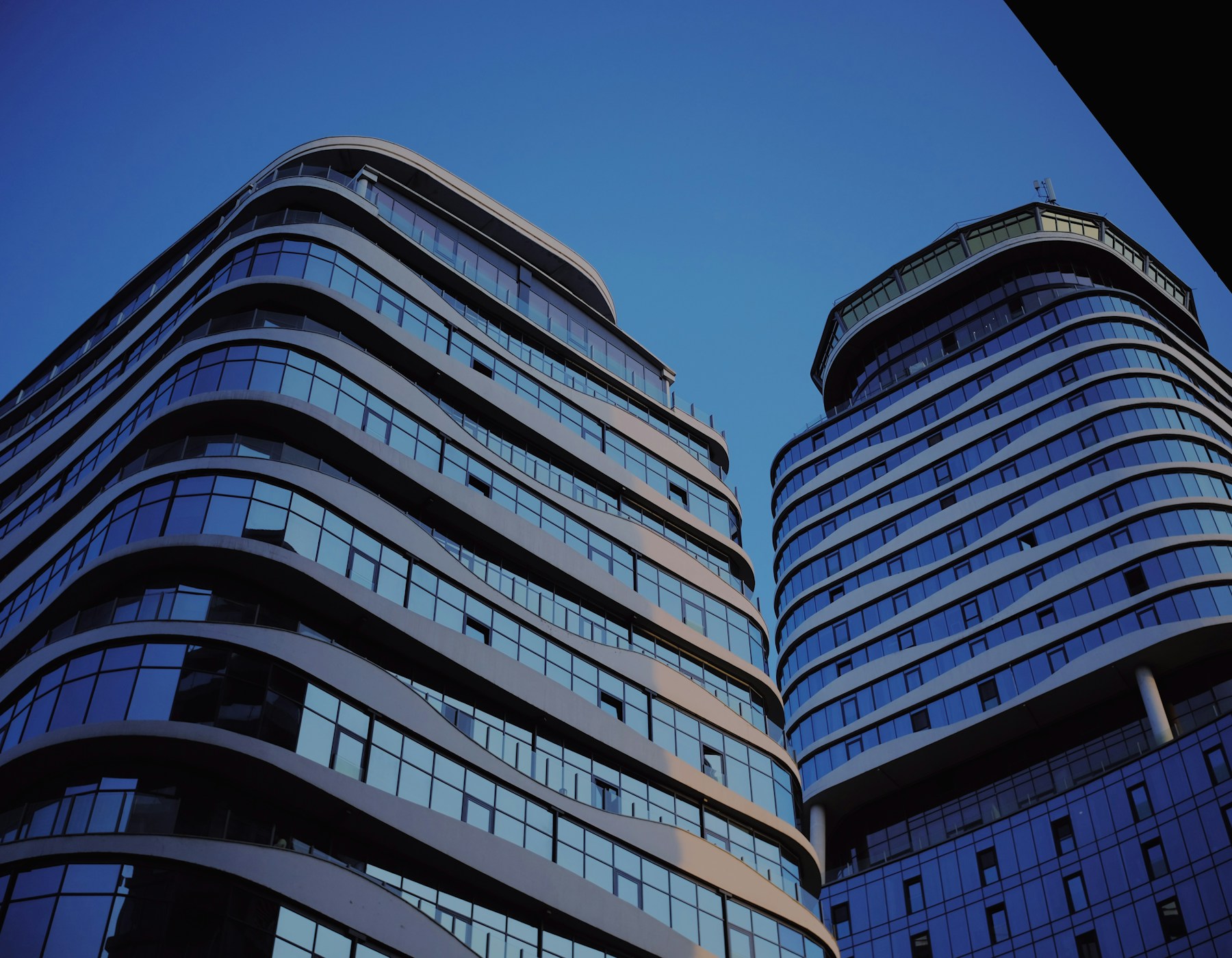 Modern business architecture in Tbilisi, Georgia